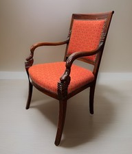 1 von 2 Armlehnstuhl Art Deco Büro Schreibtisch Kamin Vintage