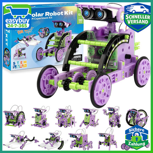 Solar roboter bausatz 1 - bausatz, 12-in-1