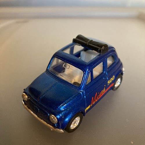 Fiat 500 blau faltdach - fiat,