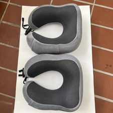 2x Nackenkissen Memory Schaum Flugzeug Auto Reisekissen Kopfstütze Neu.