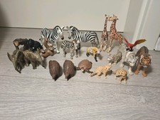 Schleich Safari-Tiere – großes Set mit 20 Figuren guter gebrauchter Zustand