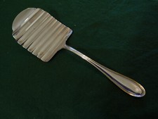 WILKENS SCHWEDISCH FADEN Goldfaden Silberbesteck Vorleger Spargelheber 90er