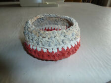 Upcycling Handarbeit Korb Körbchen