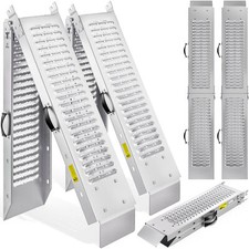 MONZANA® Auffahrrampe 2x Laderampe 400kg klappbar Verladerampe Anhängerrampe