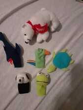 Fünf fingerpuppen set kita papagei panda hai frosch schildkröte kermit pandabär