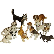Schleich - 12 Hunde unterschiedlicher Rasse, Größe, etc.
