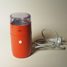 BRAUN Kaffeemühle KSM 1 orange 70er Retro Vintage elektrische Kaffee Mühle 4024