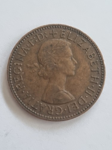 Britischer half penny 1959 - penny, –