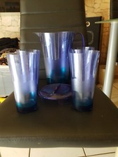 Tupperware eleganzia Trink Set 4 gläser Plus Kanne selten