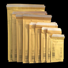 Luftpolster Versandtaschen A1 B2 C3 D4 E5 F6 G7 H8 J9 I9 K10 CD  Weiß Braun Gold