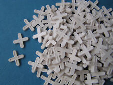 100 Fliesen-Abstandshalter Fugenkreuze 5mm weiß Fliesenkreuze 2,7mm dick NEU