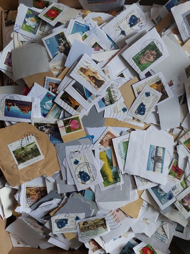 Briefmarken 1kg deutsche - ca, 1kg-