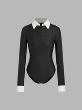 Cider Body Bluse schwarz weiß