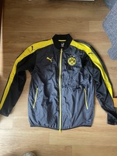 PUMA BVB Borussia Dortmund Windbreaker Jacke Fan Trikot Trainingsjacke Größe L