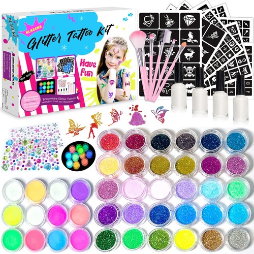 Glitzer tattoo set - glitzer,