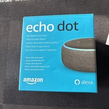 Amazon Echo Dot 3. Generation anthrazit schwarz Alexa intel. Lautsprecher Smart