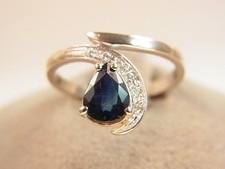 Schöner Saphirtropfen Diamant