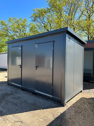 Container mit duschen - container,