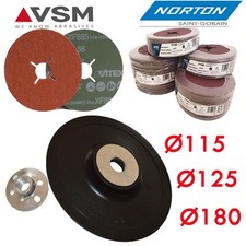 M14 Flex Teller Stützteller  FIBERSCHEIBEN SCHLEIFSCHEIBE Winkelschleifer NORTON