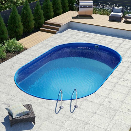 Ovalpool set stahlwandpool - set,