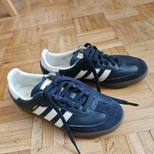 ADIDAS Samba * Gr. 38 2/3 * 25 cm * blau creme * Damen Sneaker Fitnessschuhe