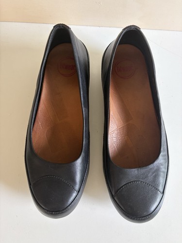Fitflop schwarzes leder - fitflop:,