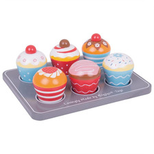 Bigjigs Toys Holz Cup Cakes