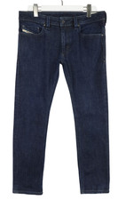 DIESEL Thanaz Stretch 008CA Jeans Herren W33/~L29 Stretch Blau Slim Tapered Fit