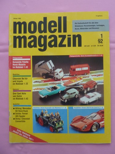 Modell magazin 1992 - modell, 1992-01