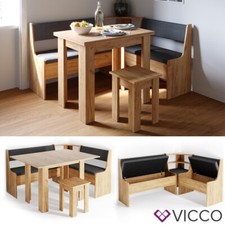 Eckbankgruppe Esszimmergruppe Sitzgruppe Küchensitzgruppe Roman Eiche Vicco