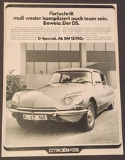 44. Citroen DS Werbeanzeige