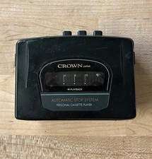 Walkman - Stereo Cassette Player Crown WM-Y3863 Retro 90er Walkman Riemen Defekt
