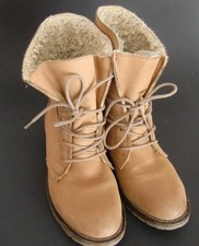 Damen-Leder Stiefeletten 38