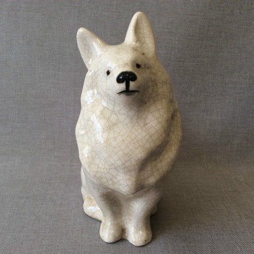 Antike samojede hund - antike, porzellan