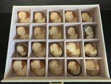 Alter Kamee brosche set