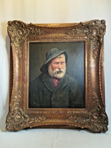 Altes ölgemälde portrait - Ölgemälde,