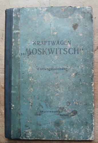 Kraftwagen moskwitsch - kraftwagen,