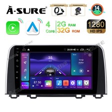 DAB+ Android 14 Autoradio GPS Navi Carplay +Kamera Für HONDA CRV CR-V 2017-2021
