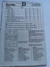 Burda Fertig-Schnitt D 5466 Ki