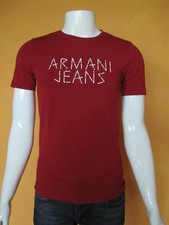 Neuwertig Armani T-Shirt Gr. L, rot - dunkelrot
