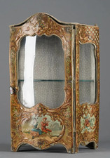 Miniatur Puppe Vitrine Tole