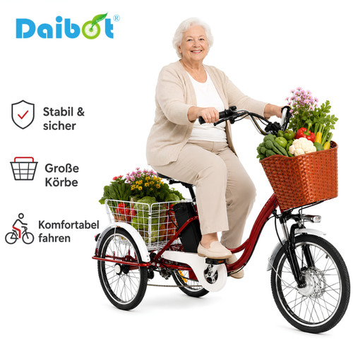 Elektro rad trike 350w - 3-rad, 20"