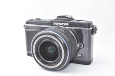 [EXC] Olympus E-P2 Spiegellose Digitalkamera 14mm Objektiv Kit Schwarz #247