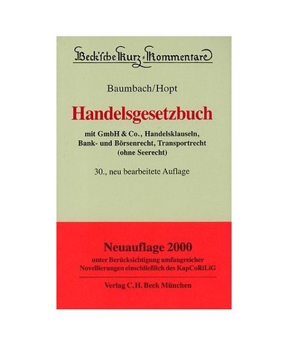 Handelsgesetzbuch hgb mit - [,