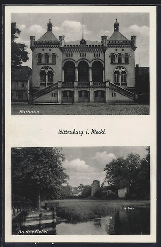 Ansichtskarte wittenburg - ansichtskarte,