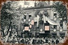 Retro Blechschild SCHALKE DEUTSCHER MEISTER 1934 30 x 20 cm Metallschild (4259)