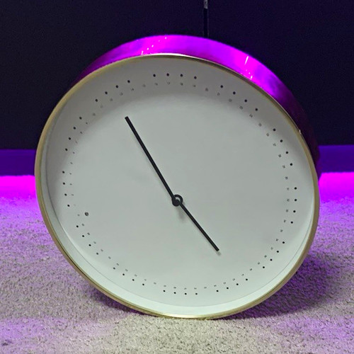 Runde wanduhr analog - runde, modern