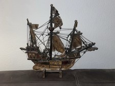 Modellschiff Holz Santa Maria mit dem Christoph Kolumbus 1492 (50x50x20cm)