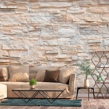 Steinoptik Ziegeln Steinwand VLIES FOTOTAPETE 3D WOHNZIMMER TAPETE WANDBILD XXL