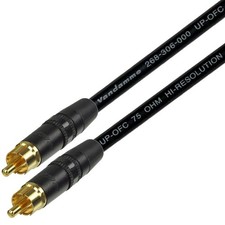 75 Ohm Cinch Koax SPDIF Digital Audio Video Koaxialkabel Van Damme hohe Auflösung